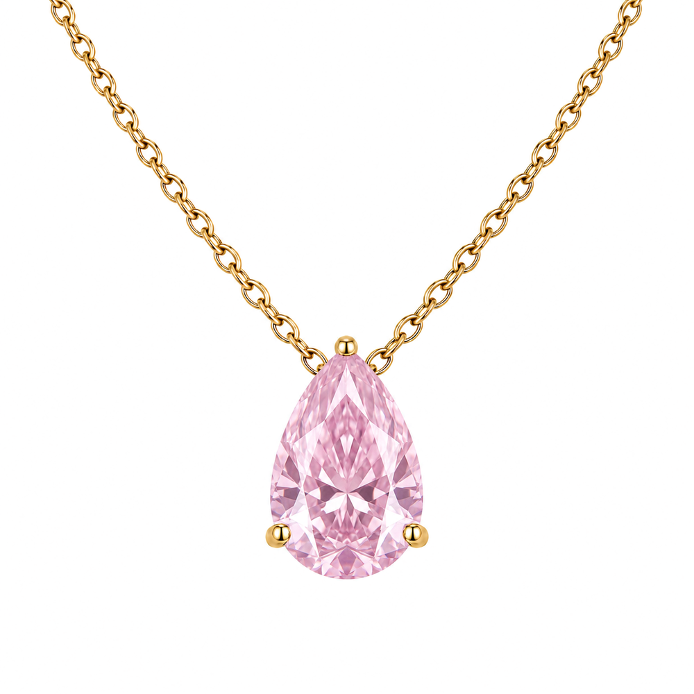 Teardrop Birthstone Necklaces