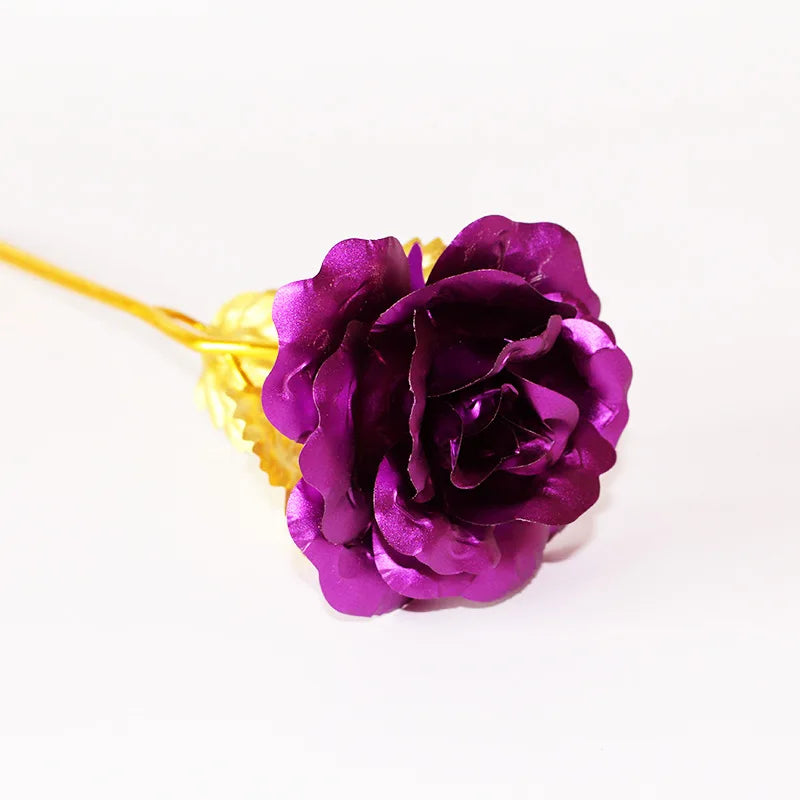 24K Gold Foil Galaxy Rose