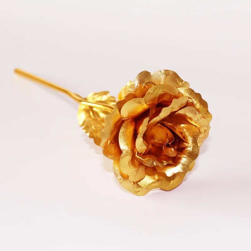 24K Gold Foil Galaxy Rose