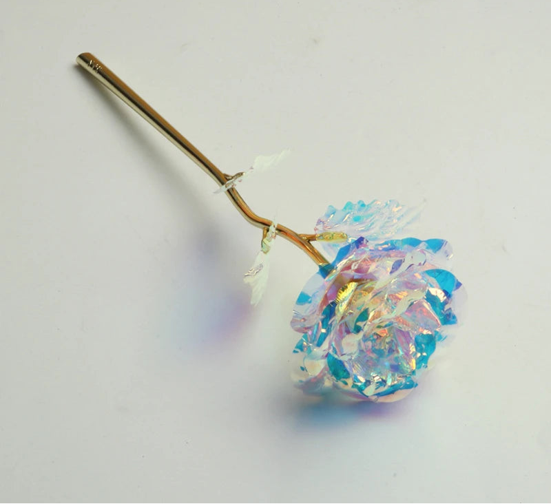 24K Gold Foil Galaxy Rose