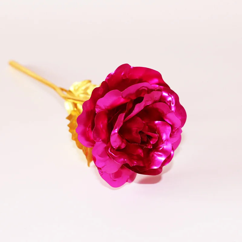24K Gold Foil Galaxy Rose