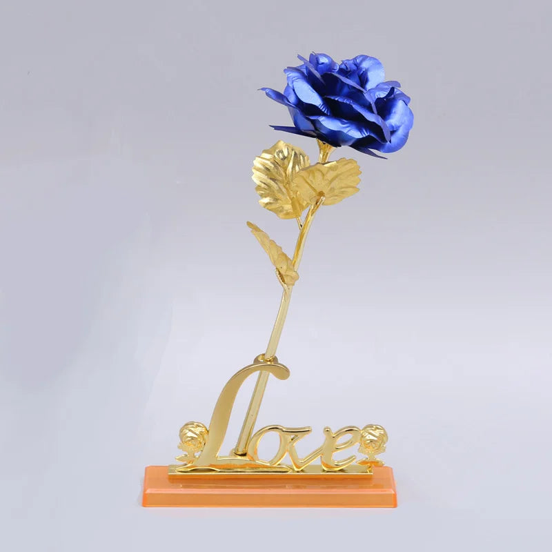 24K Gold Foil Galaxy Rose