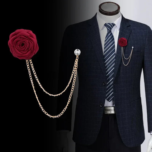Handmade Rose Boutonniere