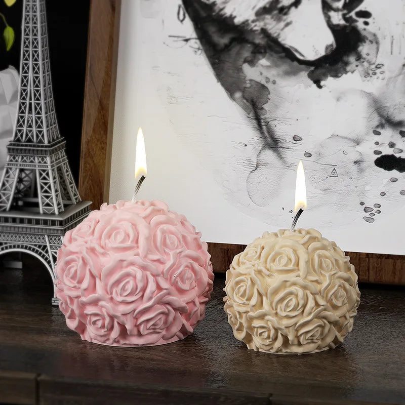 DIY 3D Rose Flower Silicone Mold