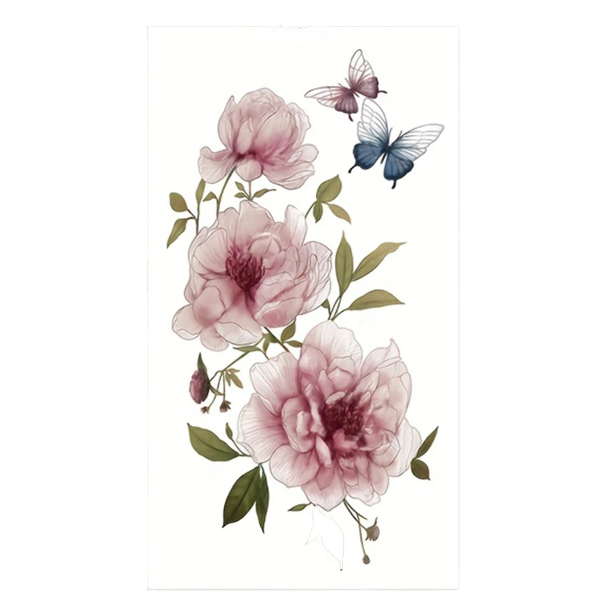 Waterproof Realistic Rose Temporary Tattoo