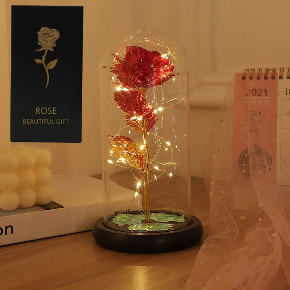 Galaxy LED Rose Dome Light