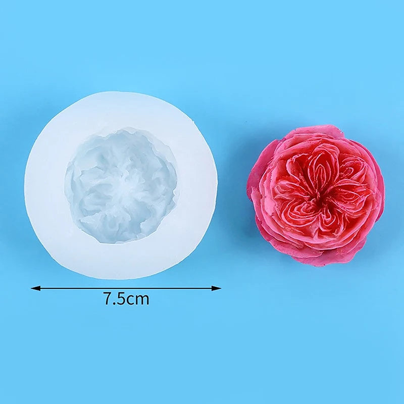 DIY 3D Rose Silicone Mold