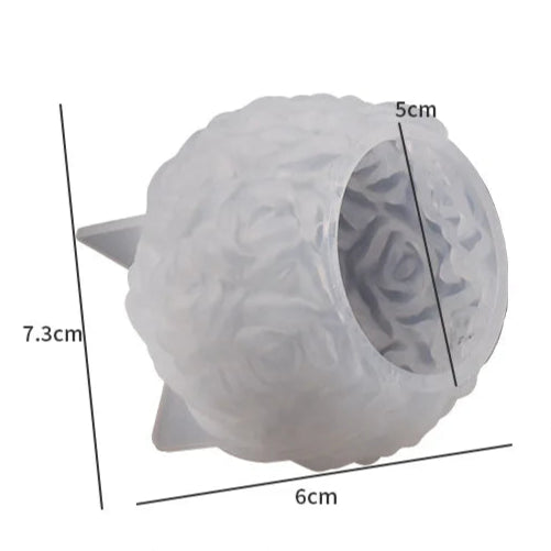 DIY 3D Rose Flower Silicone Mold