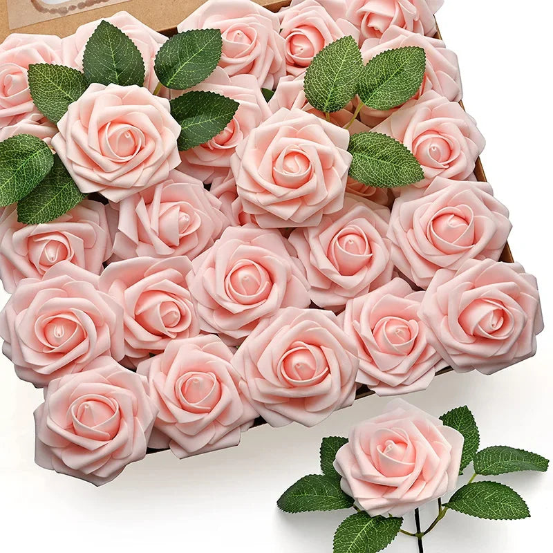 Multi-Color Artificial Roses