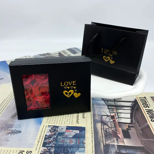 Luxury Eternal Rose Jewelry Gift Box
