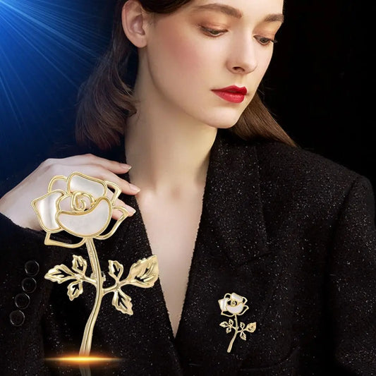 Luxury Fairy Rose Brooch