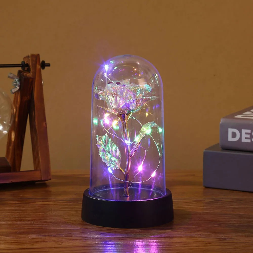 Galaxy LED Rose Dome Light