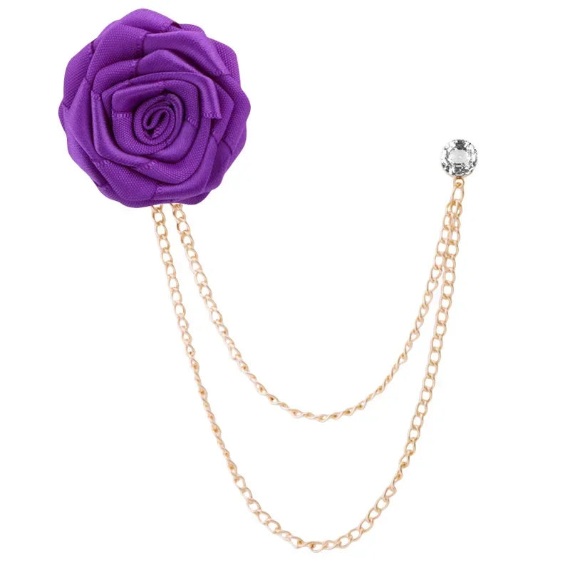 Handmade Rose Boutonniere