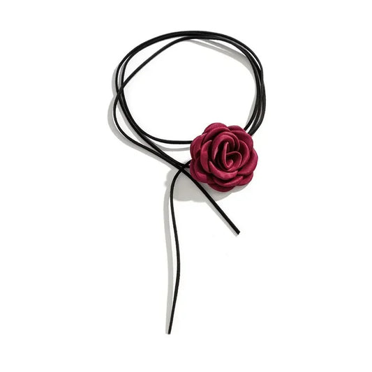 Rose Flower Clavicle Chain Necklace