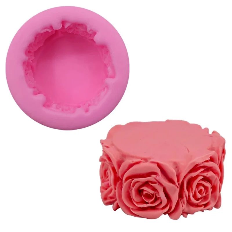 DIY 3D Rose Flower Silicone Mold