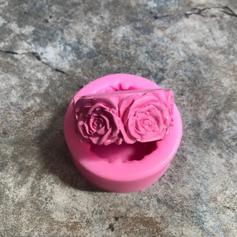 DIY 3D Rose Flower Silicone Mold