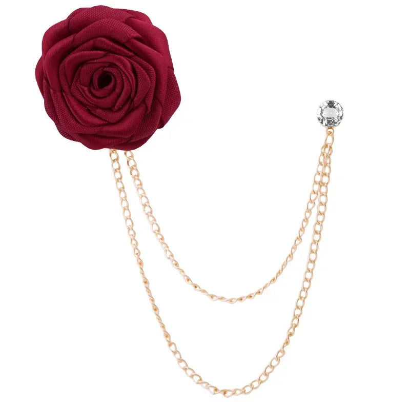 Handmade Rose Boutonniere