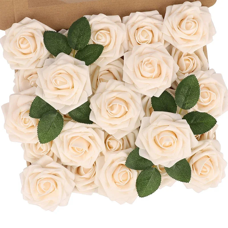 Multi-Color Artificial Roses