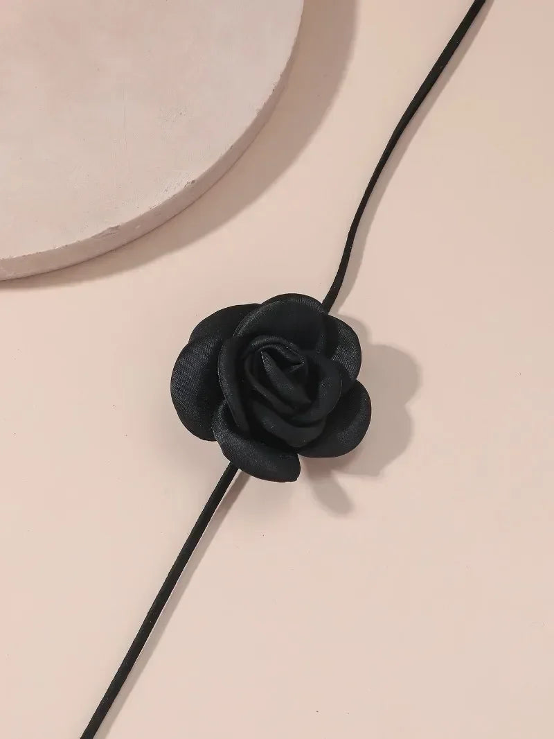 Rose Flower Clavicle Chain Necklace