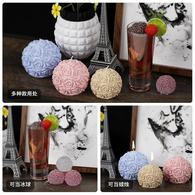 DIY 3D Rose Flower Silicone Mold