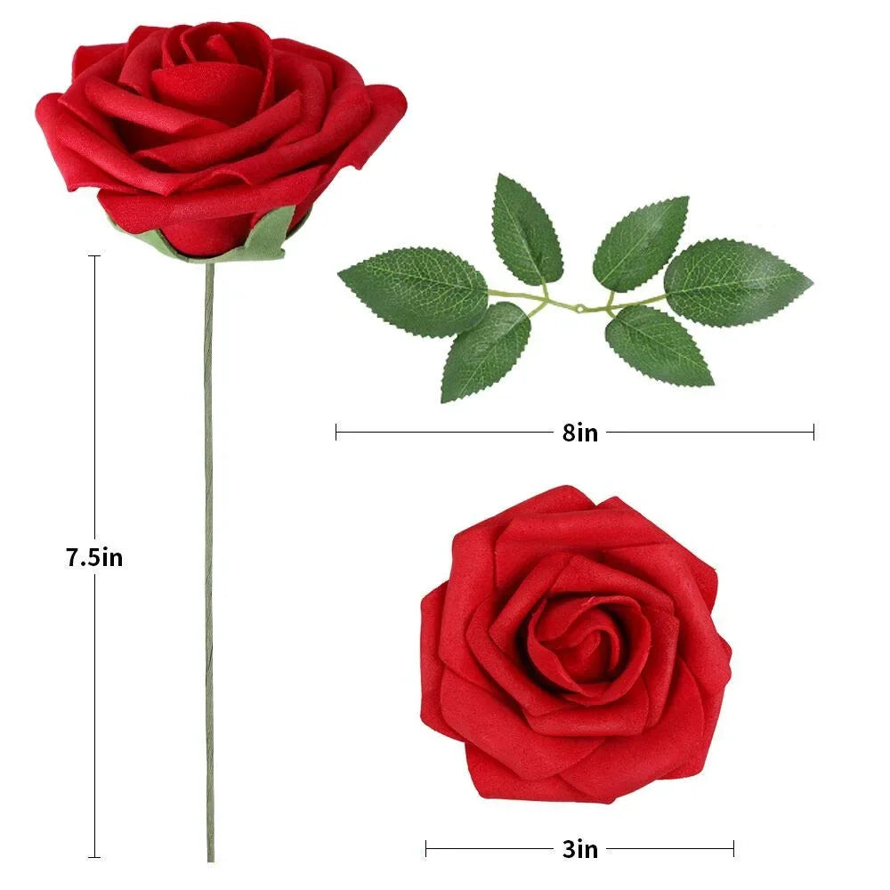 Multi-Color Artificial Roses