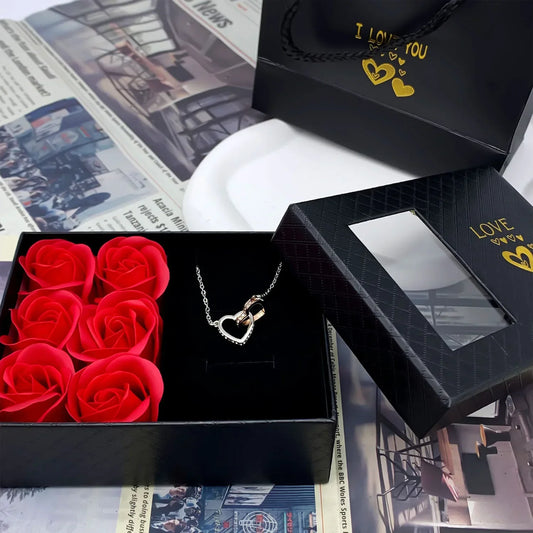Luxury Eternal Rose Jewelry Gift Box