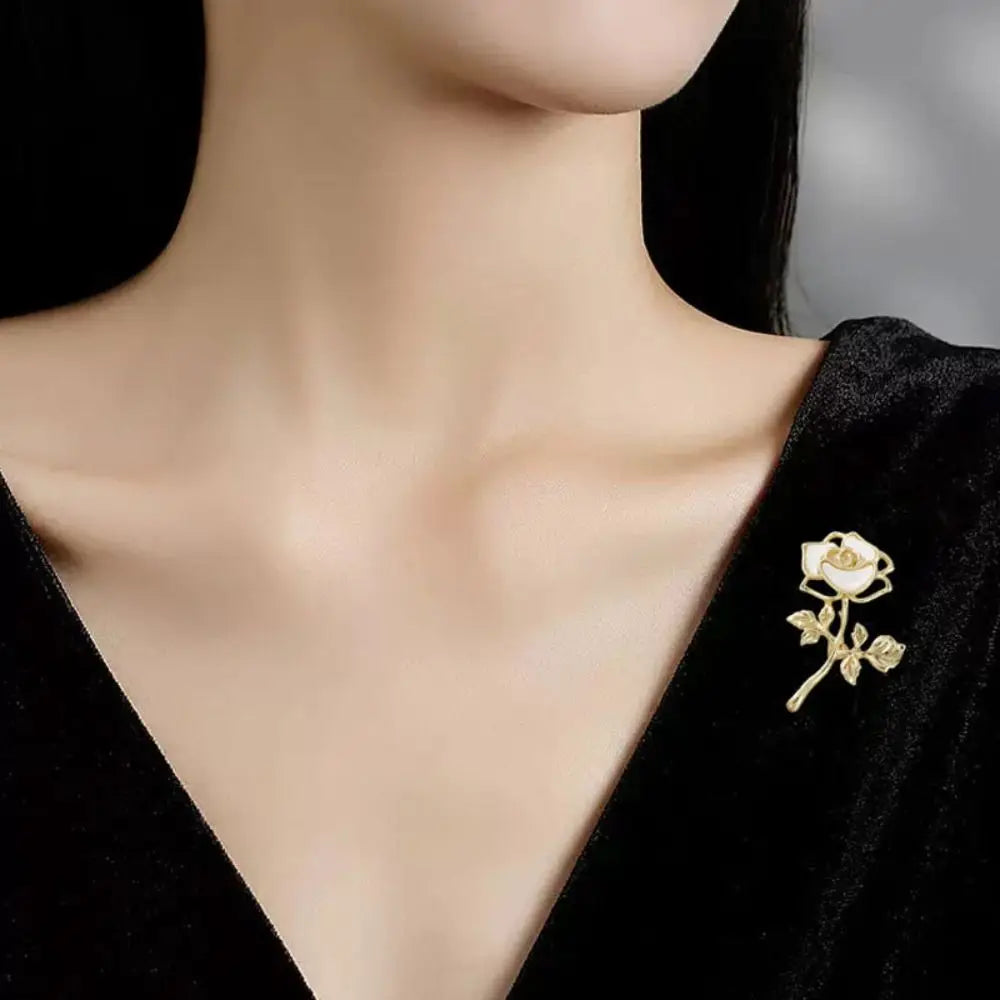 Luxury Fairy Rose Brooch