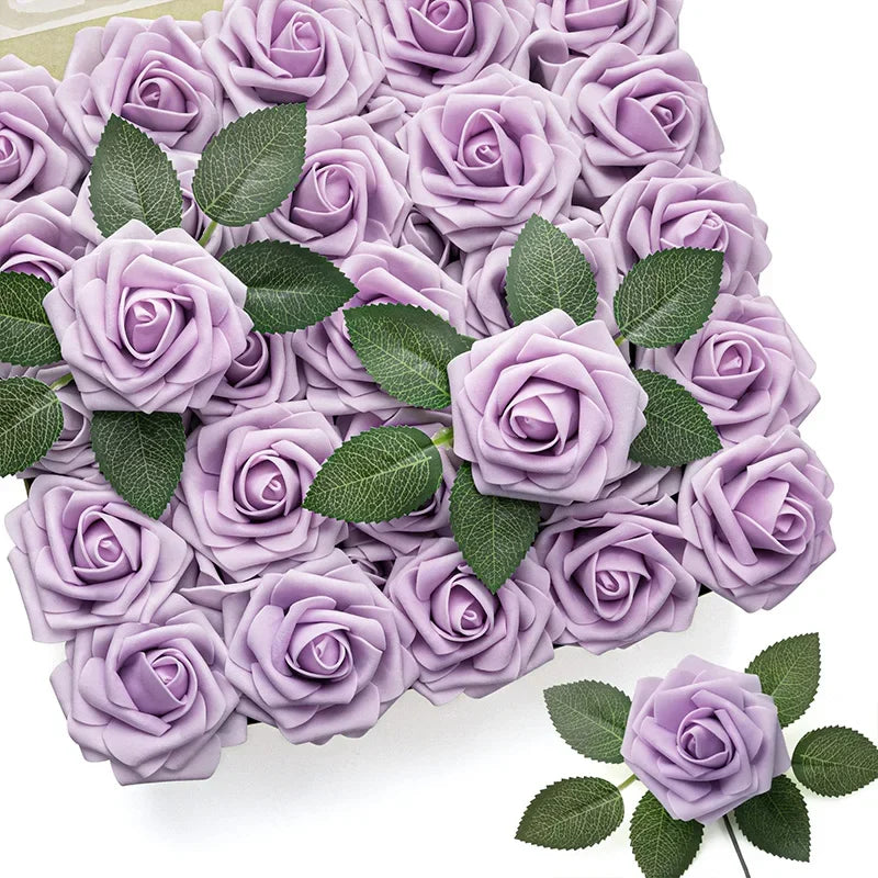 Multi-Color Artificial Roses