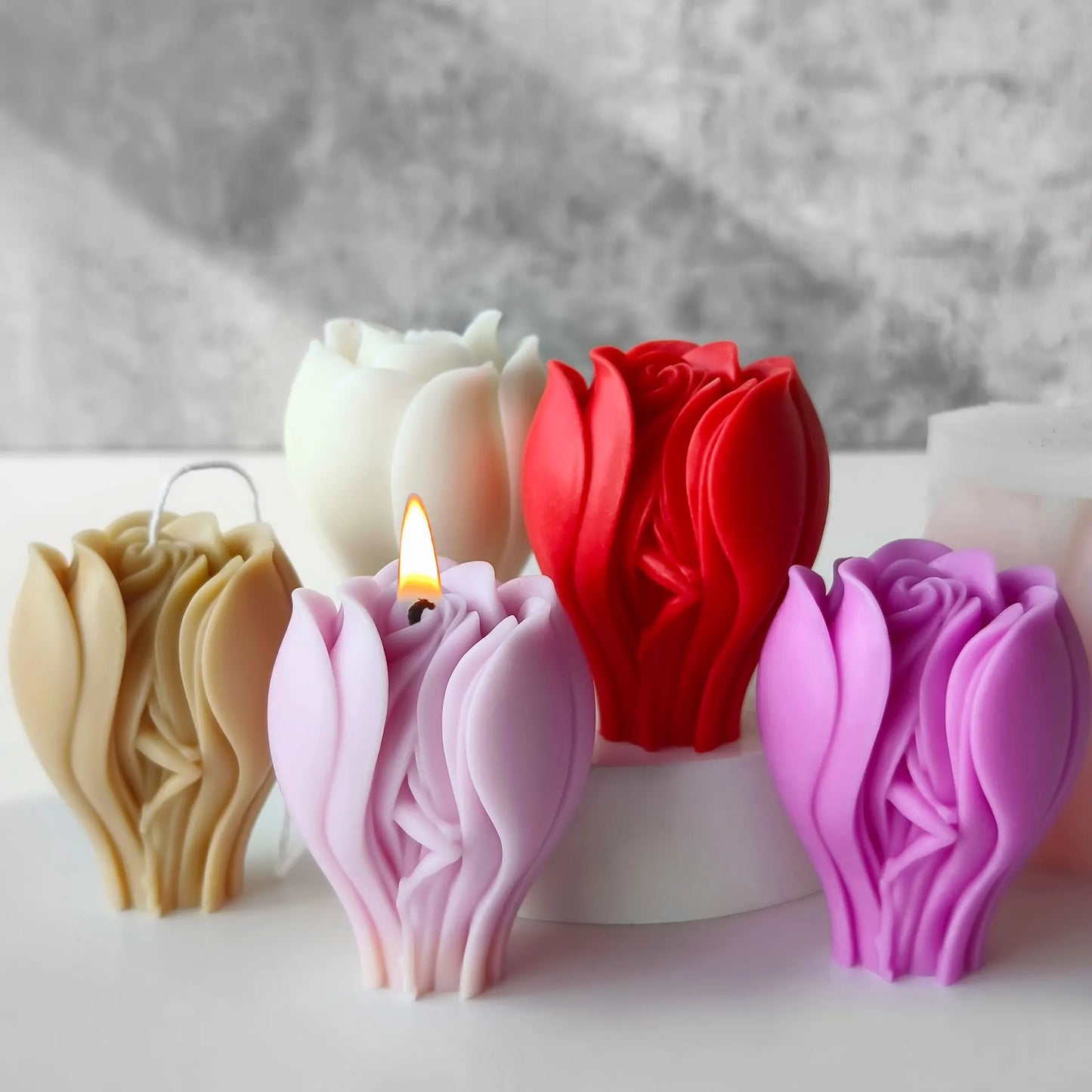 DIY 3D Rose Flower Silicone Mold