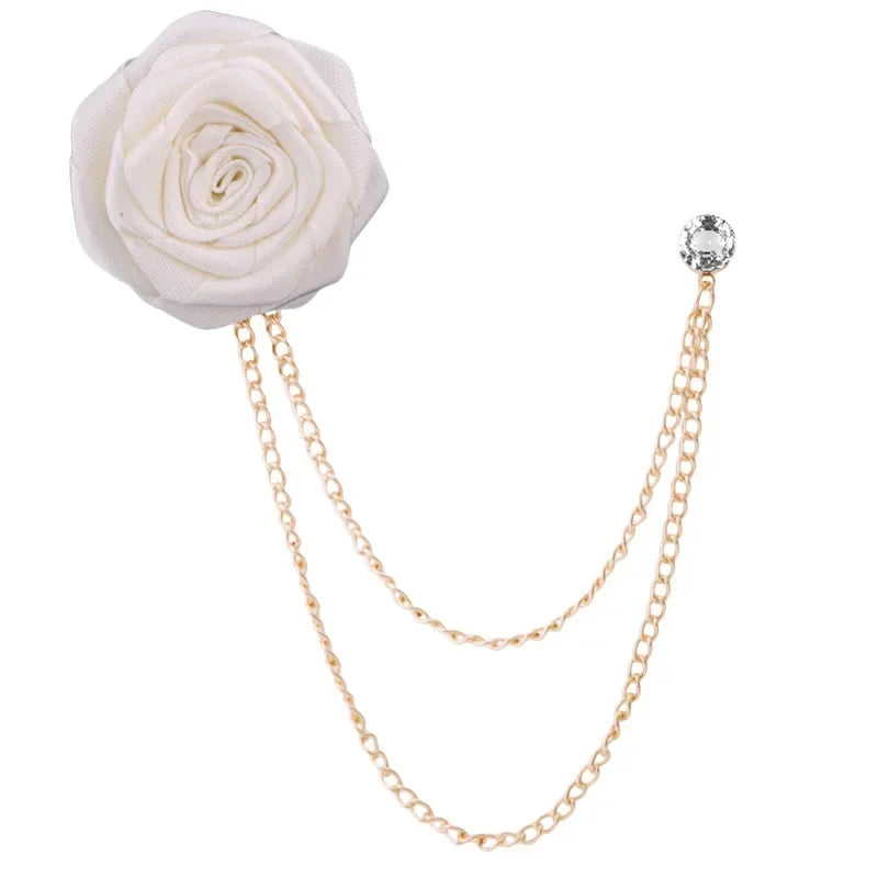 Handmade Rose Boutonniere