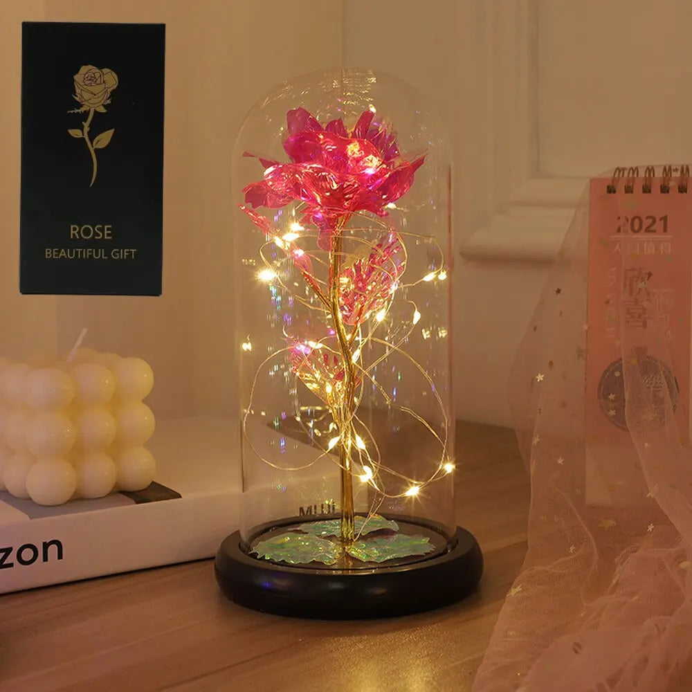 Galaxy LED Rose Dome Light