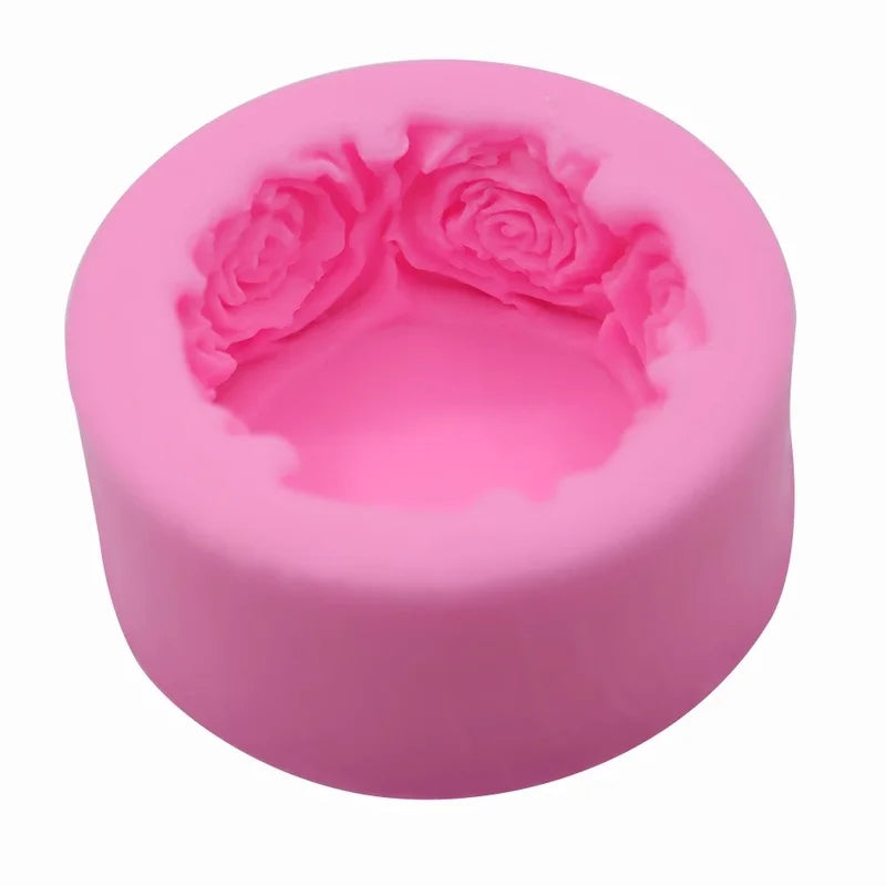DIY 3D Rose Flower Silicone Mold