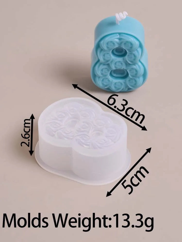 Rose Number Silicone Mold