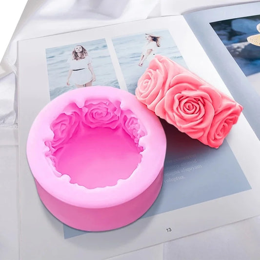 DIY 3D Rose Flower Silicone Mold