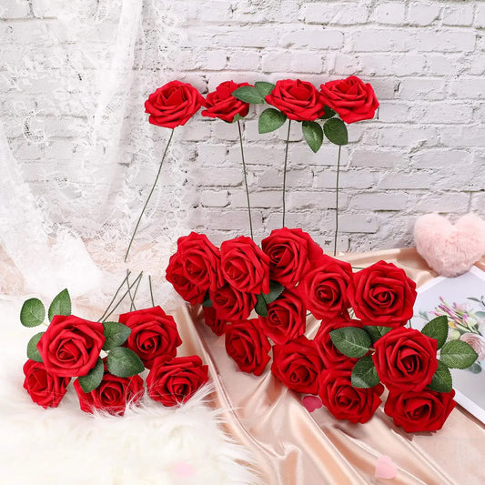 Multi-Color Artificial Roses