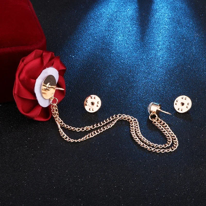 Handmade Rose Boutonniere