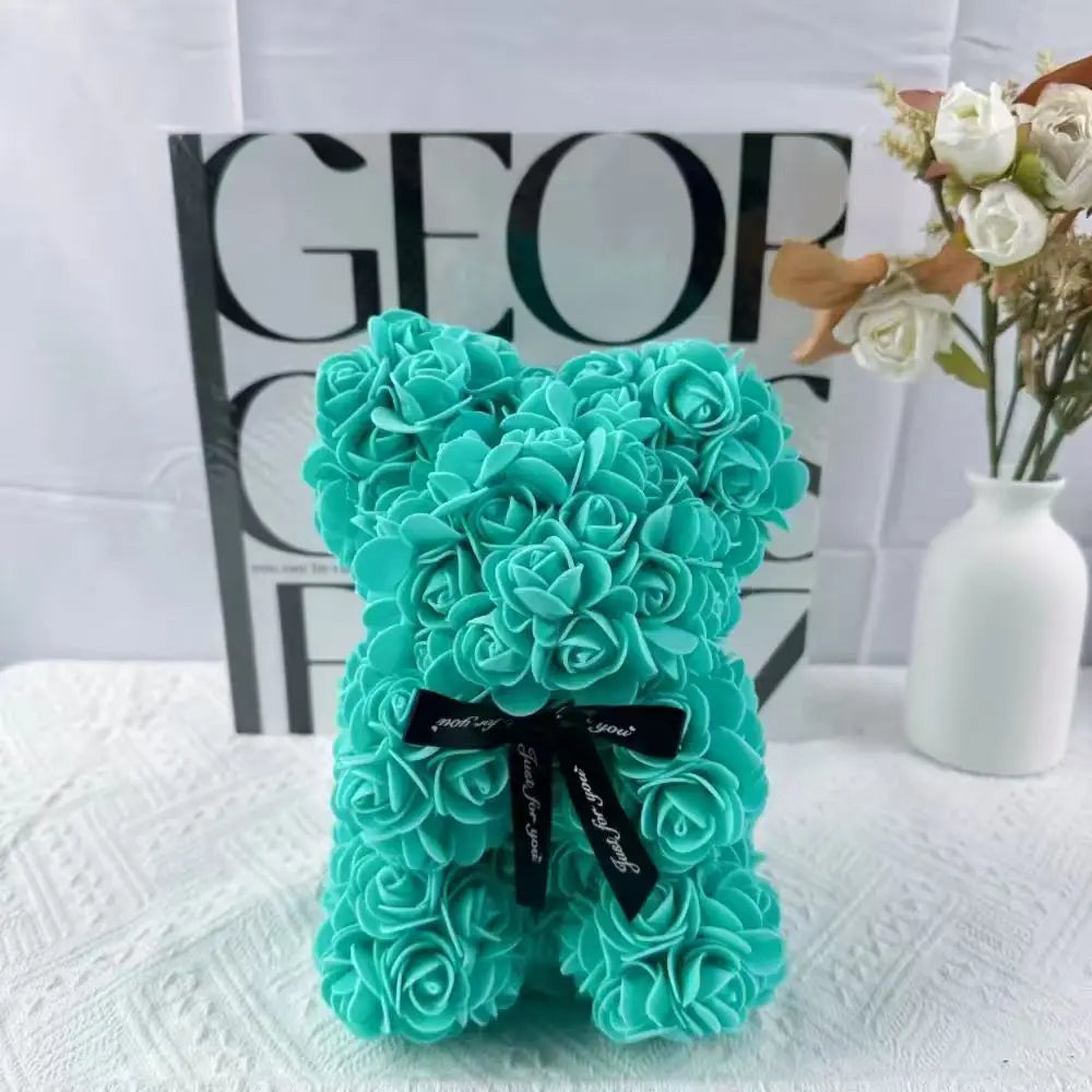 Romantic Artificial Flower Rose Teddy