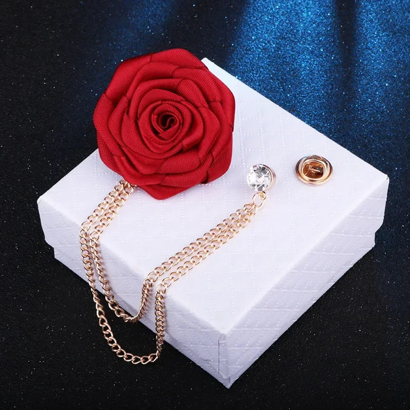 Handmade Rose Boutonniere